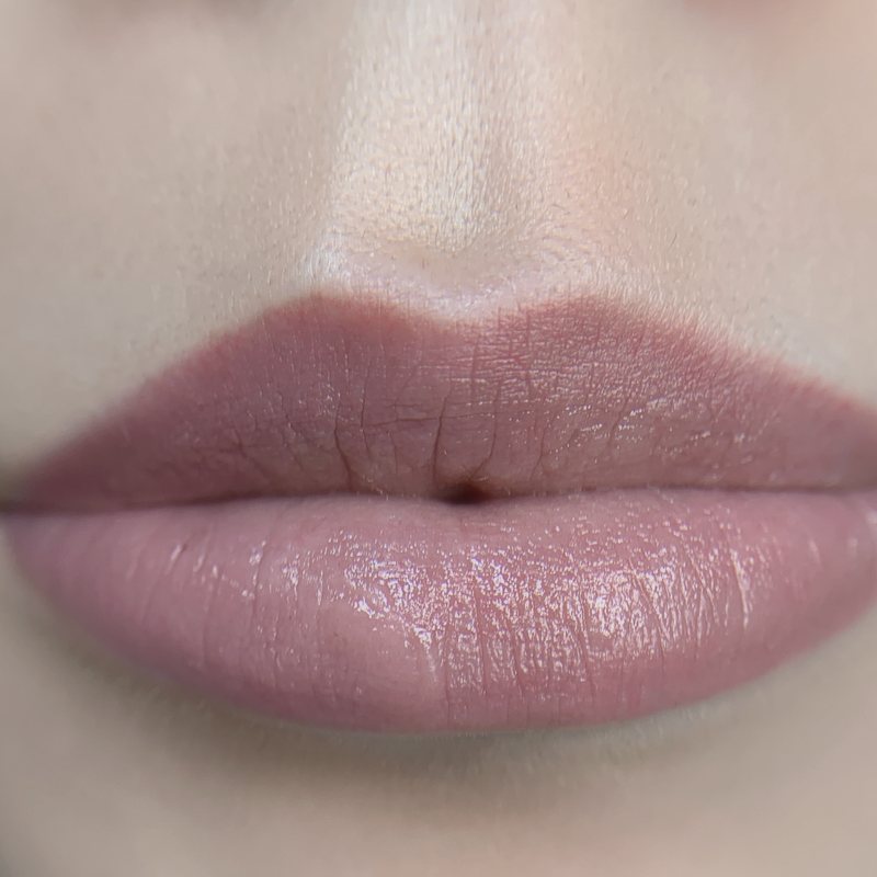 Lip Blush result, close-up view